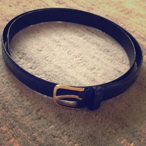 Perry Ellis genuine snake skinbelt black